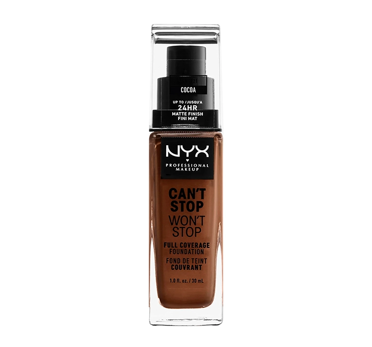 NYX PROFESSIONAL MAKEUP CAN'T STOP WON'T STOP FULL COVERAGE FOUNDATION 21 COCOA 30ML