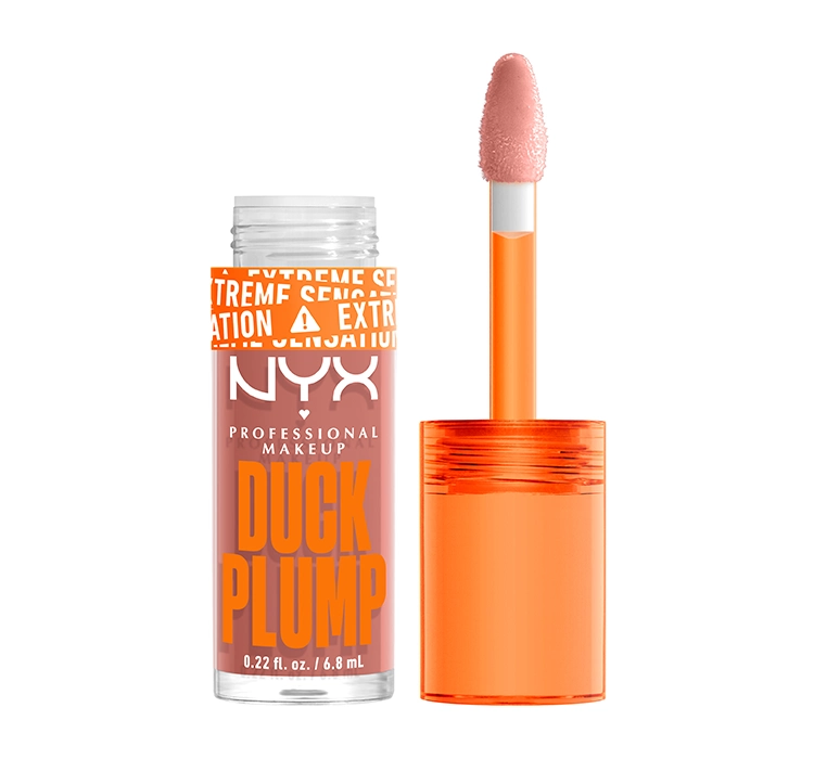 NYX PROFESSIONAL MAKEUP DUCK PLUMP PLUMPING LIP GLOSS 02 BANGIN' BARE 7ML