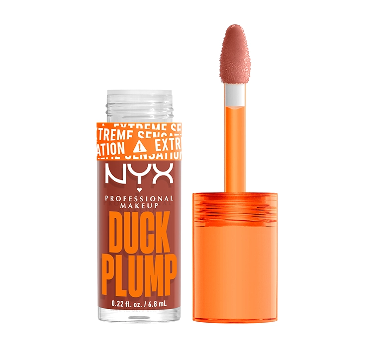 NYX PROFESSIONAL MAKEUP DUCK PLUMP PLUMPING LIP GLOSS 05 BROWN OF APPLAUSE 7ML