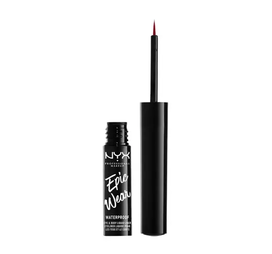 NYX PROFESSIONAL MAKEUP EPIC WEAR EYE & BODY WATERPROOF LIQUID EYELINER RED 3,5ML