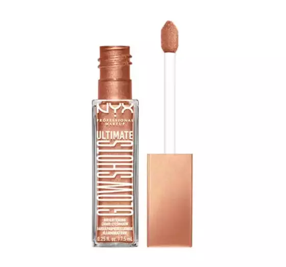 NYX PROFESSIONAL MAKEUP GLOW SHOTS BRIGHTENING LIQUID EYESHADOW 08 TWISTED TANGERINE 7.5ML 