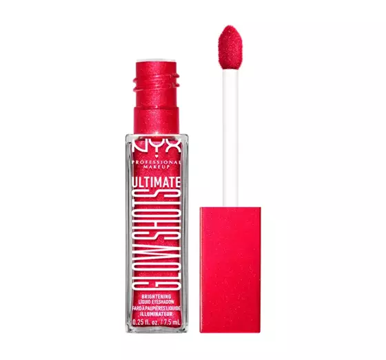 NYX PROFESSIONAL MAKEUP GLOW SHOTS BRIGHTENING LIQUID EYESHADOW 19 STRAWBERRY STACKED 7.5ML