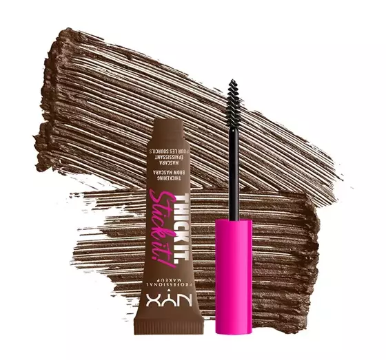 NYX PROFESSIONAL MAKEUP THICK IT STICK IT BROW MASCARA 06 BRUNETTE 7ML