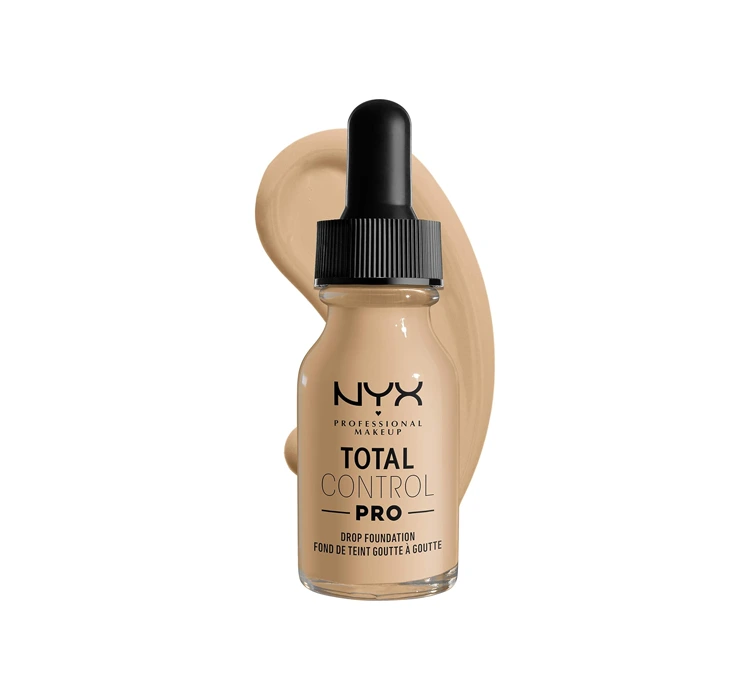 NYX PROFESSIONAL MAKEUP TOTAL CONTROL PRO DROP FOUNDATION LIQUID FACE FOUNDATION 6.5 NUDE 13ML 