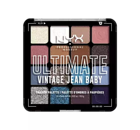 NYX PROFESSIONAL MAKEUP ULTIMATE EYESHADOW PALETTE VINTAGE JEAN BABY 12.8G