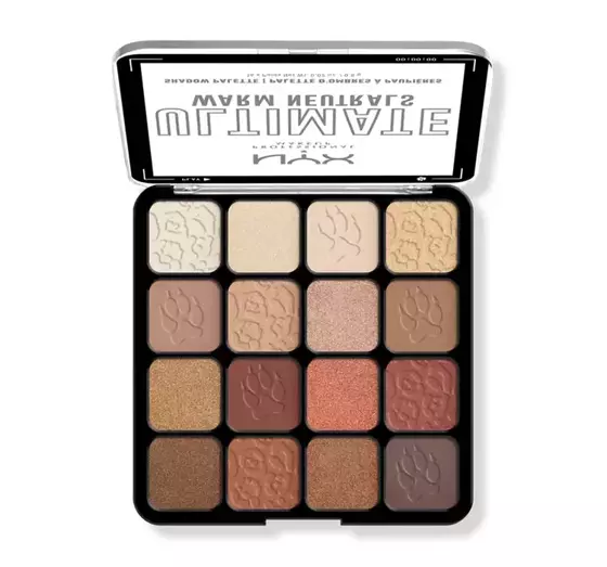 NYX PROFESSIONAL MAKEUP ULTIMATE EYESHADOW PALETTE WARM NEUTRALS 12.8G