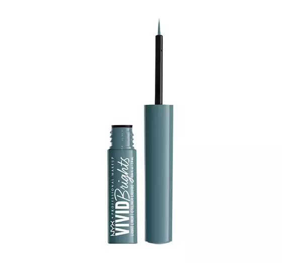 NYX PROFESSIONAL MAKEUP VIVID BRIGHTS LIQUID EYELINER 01 CYAN SIMP 2ML