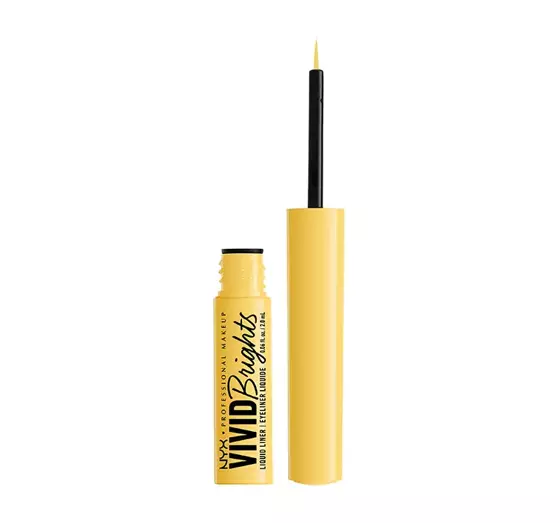 NYX PROFESSIONAL MAKEUP VIVID BRIGHTS LIQUID EYELINER 03 HAD ME AT YELLOW 2ML 