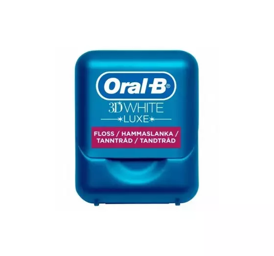 ORAL-B 3D WHITE LUXE WHITE DENTAL FLOSS 35M