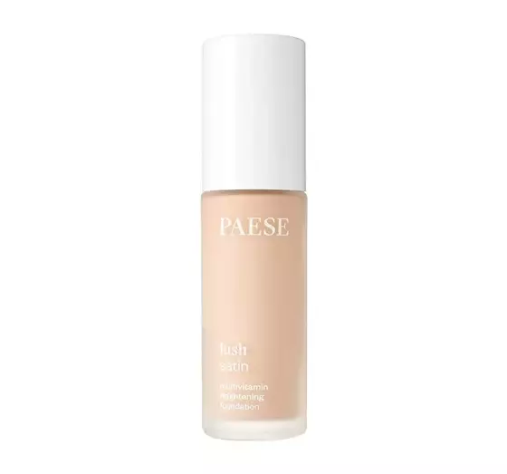 PAESE LUSH SATIN VITAMIN BRIGHTENING FOUNDATION 30 PORCELAIN 30ML