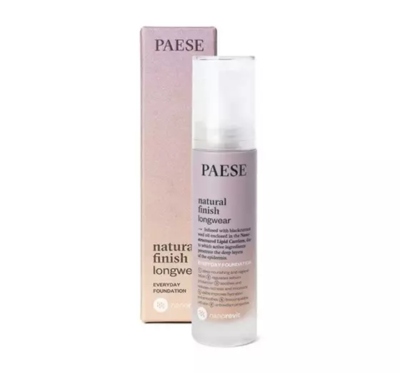 PAESE NANOREVIT LONG-LASTING FOUNDATION WITH A NATURAL FINISH 04 WARM BEIGE 30ML