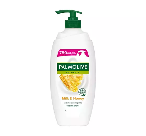 PALMOLIVE NATURALS SHOWER GEL MILK & HONEY WITH PUMP  750ML