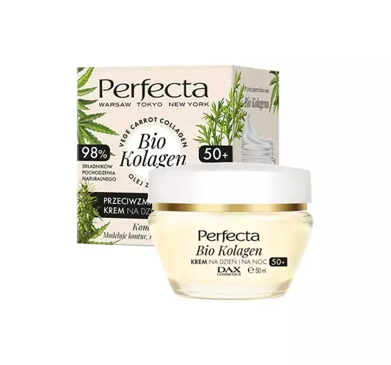 PERFECTA BIO KOLAGEN ANTI-WRINKLE DAY AND NIGHT CREAM 50+ 50ML