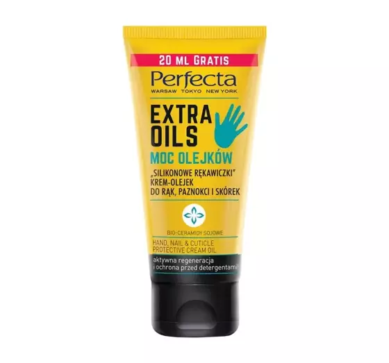 PERFECTA EXTRA OILS POWER OF OILS CREAM FOR DRY HANDS "SILICONE GLOVES" 80ML