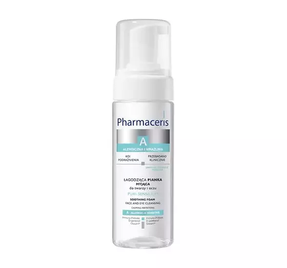 PHARMACERIS A PURI SENSILIUM SOOTHING FACE AND EYE CLEANSING FOAM 150ML