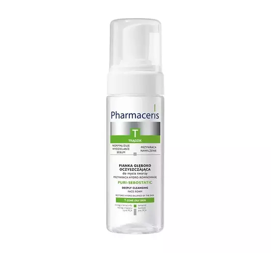 PHARMACERIS T PURI SEBOSTATIC FOAM DEEP CLEANSING FACE FOAM 150ML