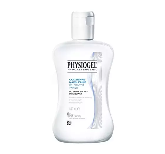 PHYSIOGEL HYPOALLERGENIC DAILY MOISTURE FACE WASH GEL FOR DRY & SENSITIVE SKIN 150ML