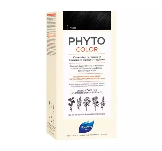 PHYTO PHYTOCOLOR HAIR DYE 1 BLACK