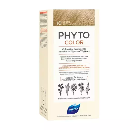 PHYTO PHYTOCOLOR HAIR DYE 10 EXTRA LIGHT BLONDE