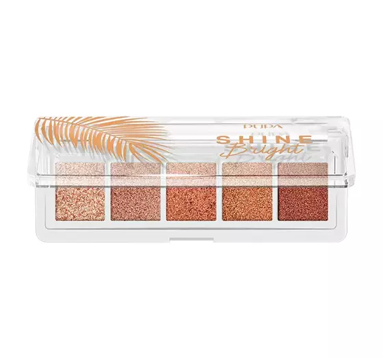 PUPA MILANO SHINE BRIGHT EYESHADOW PALETTE 002 SUNSET GOLD 4G