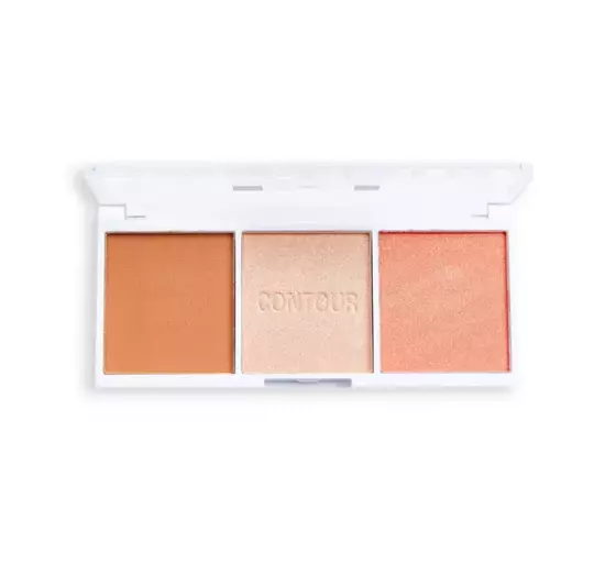 RELOVE TRIO CONTOUR FACE CONTOURING PALETTE SUGAR 3x2G