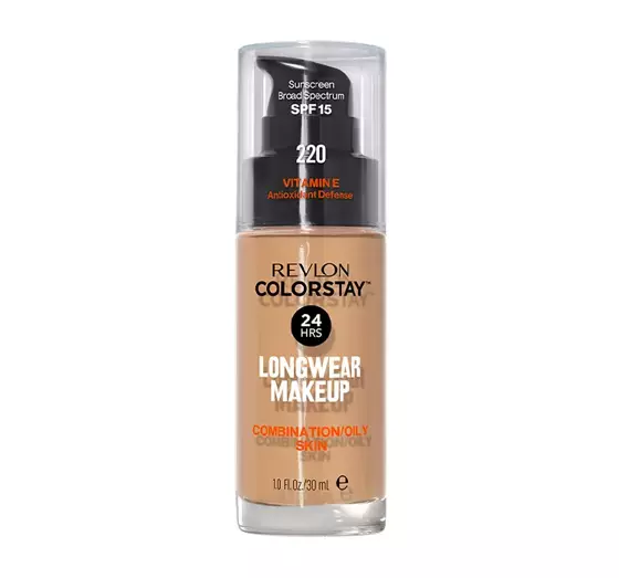 REVLON COLORSTAY FOUNDATION WITH VITAMIN E FOR OILY SKIN 220 NATURAL BEIGE 30ML