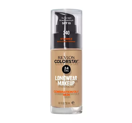 REVLON COLORSTAY FOUNDATION WITH VITAMIN E FOR OILY SKIN 240 MEDIUM BEIGE 30ML