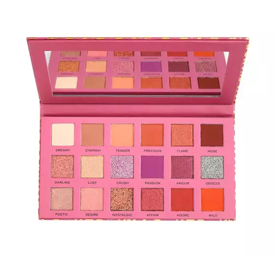 REVOLUTION PRO NEW NEUTRAL EYESHADOW PALETTE ROMANCE 18G