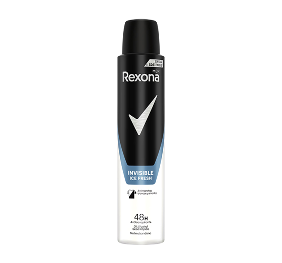 REXONA MEN ANTIPERSPIRANT SPRAY INVISIBLE ICE FRESH 200ML