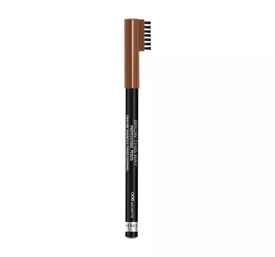 RIMMEL BROW THIS WAY EYEBROW PENCIL 006 BRUNETTE 1.4G