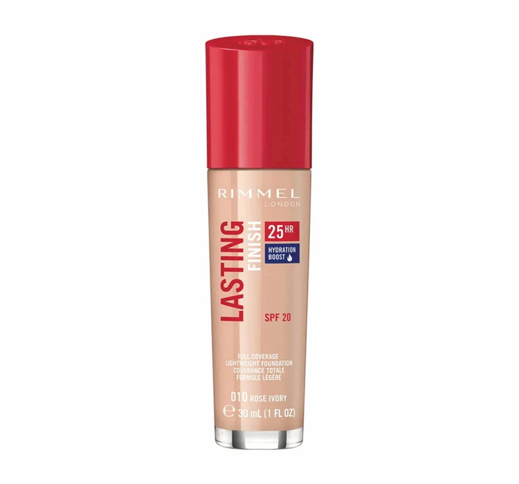 RIMMEL FOUNDATION LASTING FINISH 25H 010 ROSE IVORY