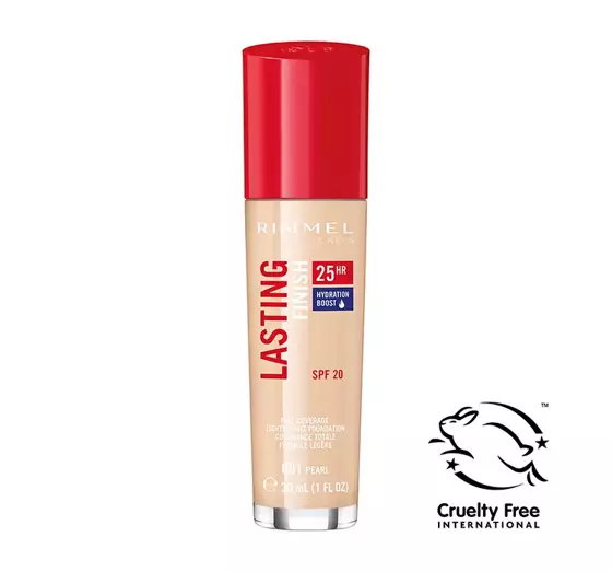 RIMMEL LASTING FINISH 25HR FACE FOUNDATION 001 PEARL 30ML