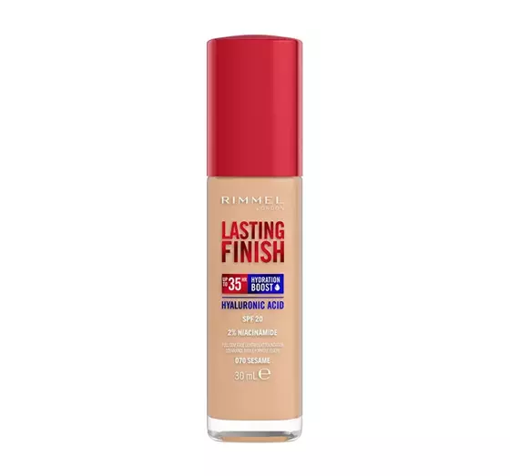 RIMMEL LASTING FINISH 35HR FACE FOUNDATION 070 SESAME 30ML