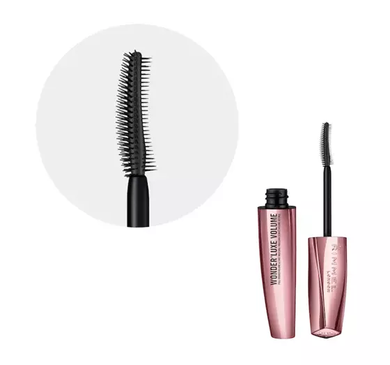 RIMMEL WONDER LUXE VOLUME LASH MASCARA 002 BROWN BLACK 11ML