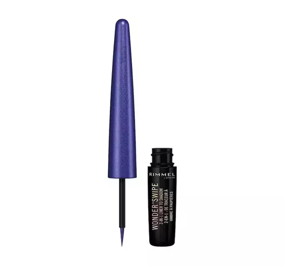 RIMMEL WONDER'SWIPE 2-IN-1 METALLIC EYELINER AND EYESHADOW 010 COOL AF 1.7ML