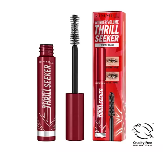 RIMMEL WONDER'VOLUME THRILL SEEKER MASCARA EXTREME BLACK 8ML