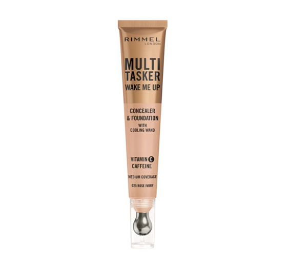 Rimmel Multi-Tasker Wake Me Up Concealer and Foundation 2in1 025 Rose Ivory 20ml