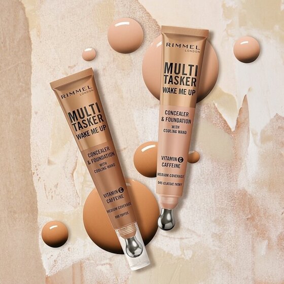 Rimmel Multi-Tasker Wake Me Up Concealer and Foundation 2in1 045 Classic Ivory 20ml 