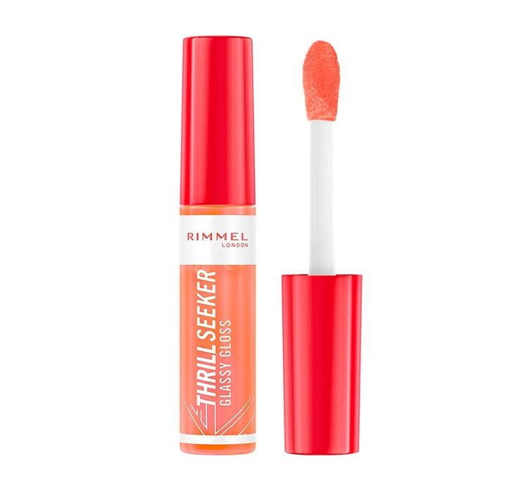 Rimmel Thrill Seeker Lip Gloss with Applicator  550 Orange Sorbet 10ml