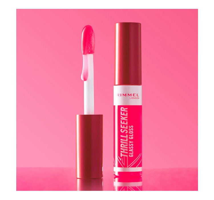 Rimmel Thrill Seeker Lip Gloss with Applicator  550 Orange Sorbet 10ml