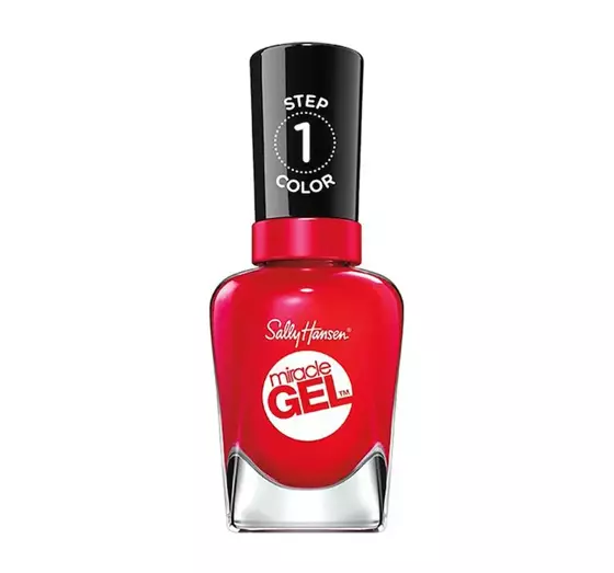 SALLY HANSEN MIRACLE GEL NAIL POLISH RED EYES 