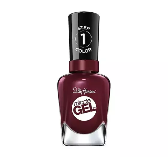 SALLY HANSEN MIRACLE GEL NAIL POLISH WINE STOCK 480