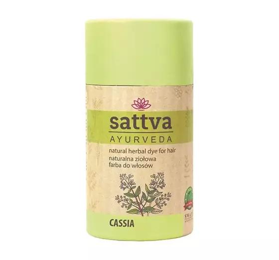 SATTVA AYURVEDA HENNA NATURAL HERBAL HAIR DYE COLOUR CASSIA 150G