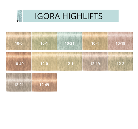 SCHWARZKOPF IGORA ROYAL HIGHLIFTS PERMANENT HIGHLIFT COLOR CREME 10-1 60ML