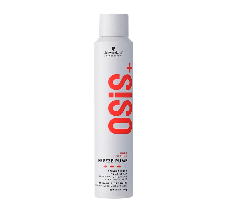 SCHWARZKOPF OSIS+ FREEZE PUMP STRONG HOLD HAIR SPRAY 200ML