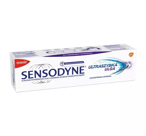 SENSODYNE RAPID RELIEF TOOTHPASTE ULTRA-RAPID RELIEF HYPERSENSITIVE TEETH 75 ML