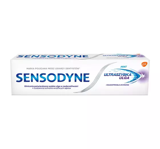 SENSODYNE RAPID RELIEF TOOTHPASTE ULTRA-RAPID RELIEF HYPERSENSITIVE TEETH 75 ML