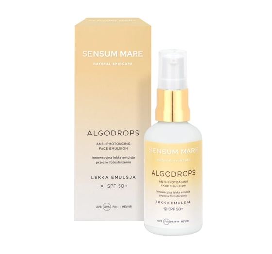 SENSUM MARE ALGODROPS ANTI-PHOTOAGING PROTECTIVE SKIN DROPS SPF 50 UVB UVA PA++++ HEV/IR