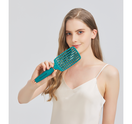 SISTER YOUNG OVIA NV HAIR BRUSH GREEN