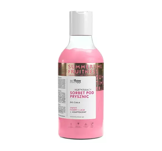 SO!FLOW ENERGIZING SHOWER SORBET GUAVA AND LYCHEE 400ML